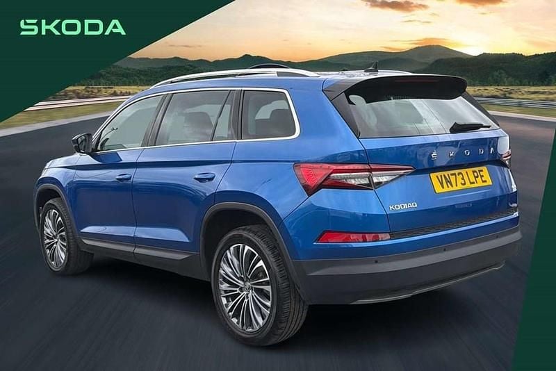 Used Skoda Kodiaq SE L Executive 150 HP (110 kW) 2024 Blue SUV