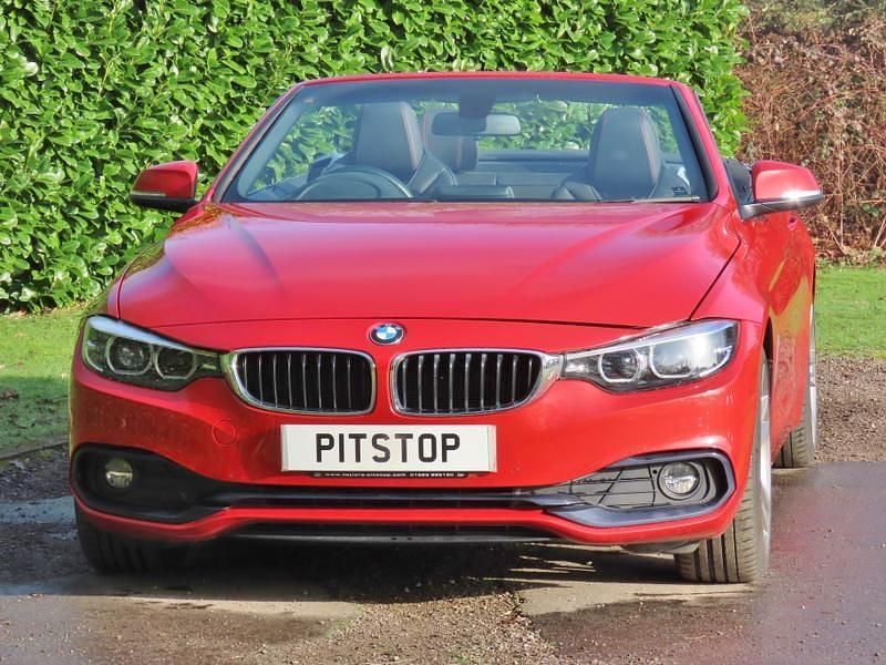 Used BMW 420 Sport Line 190 HP (139 kW) 2019 Red Cabriolet