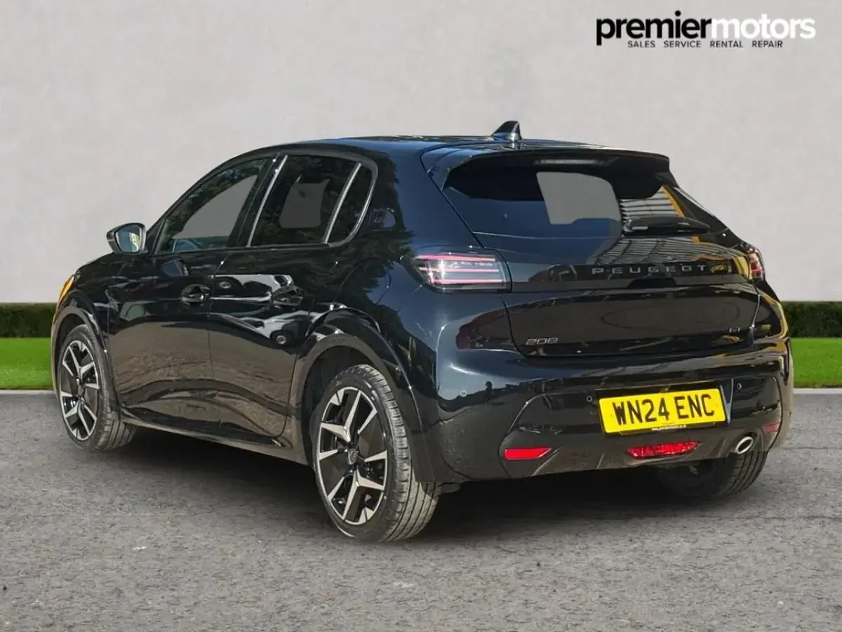 Used Peugeot 208 GT 99 HP (72 kW) 2024 Black Hatchback