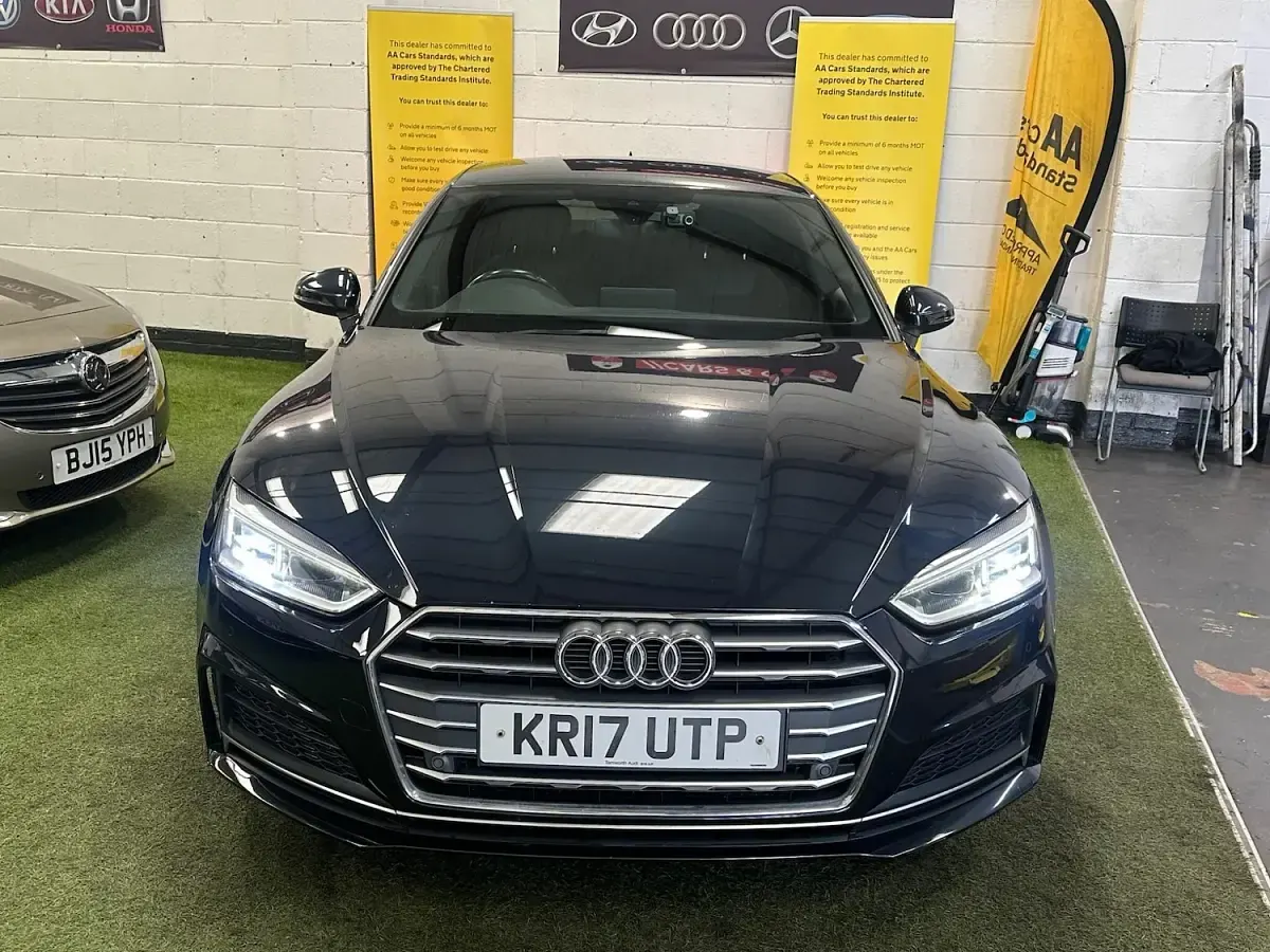 Used Audi A5 S-Line 2017 Blue Coupe