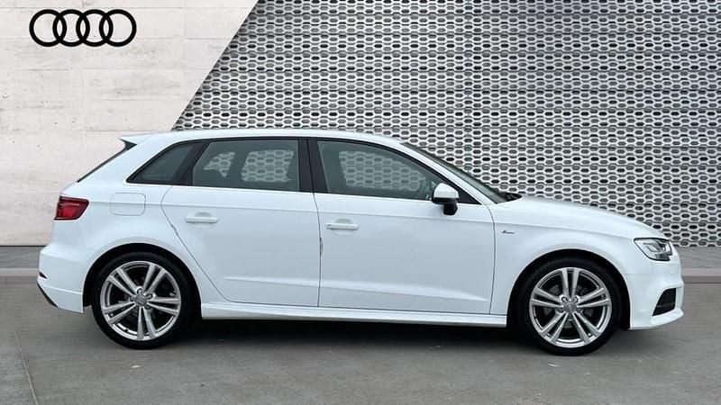Used Audi A3 S-Line 116 HP (85 kW) 2018 Ibis white Sedan