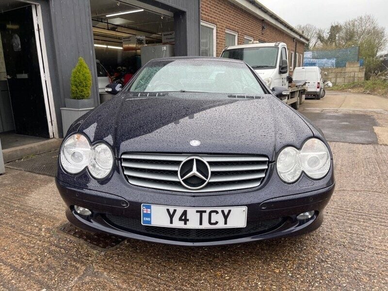 Used Mercedes SL500 306 HP (225 kW) 2002 Blue Cabriolet