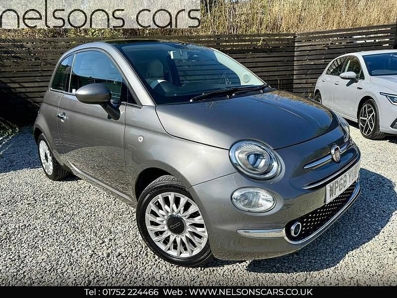 Grey Used 2018 Fiat 500 Lounge Hatchback | £5,990 (Fair price) - Image 1/4