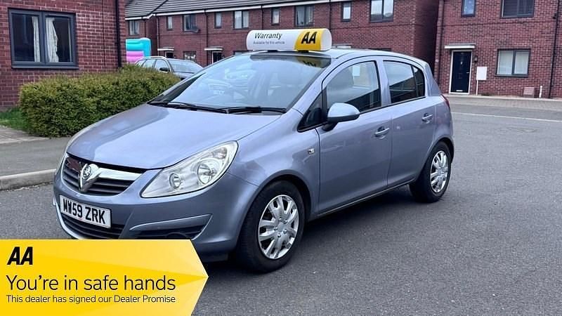 Used Vauxhall Corsa 90 HP (66 kW) 2010 Silver Hatchback