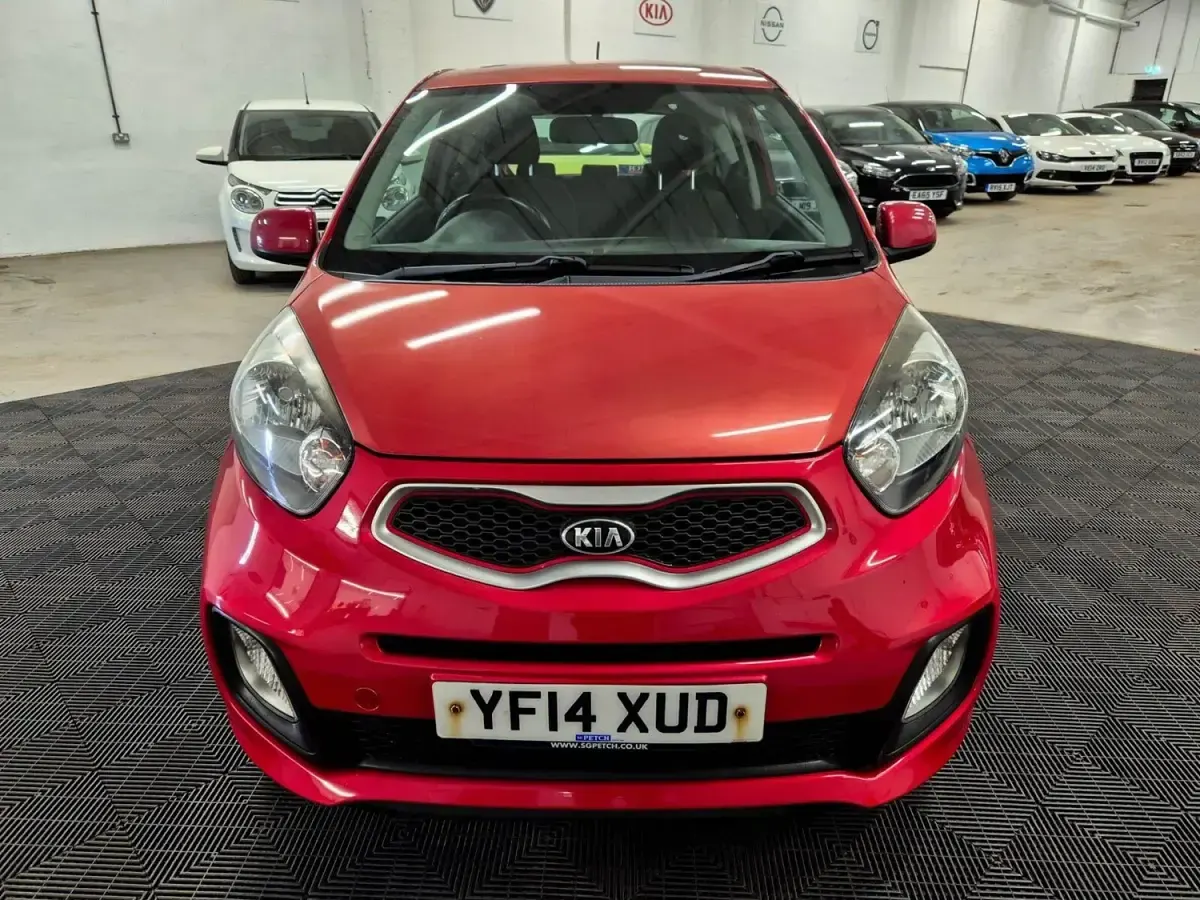 Second-hand Kia Picanto 68 CP (50 kW) 2014 Roșu Hatchback