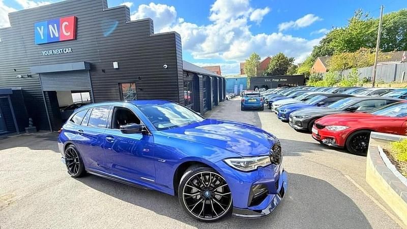 Blue Used 2021 BMW 330e M Sport Estate | £22,291 (Fair price) - Image 1/4