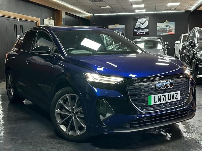 Blue Used 2021 Audi Q4 e-tron Advanced SUV | £30,690 (Good price) - Image 1/4