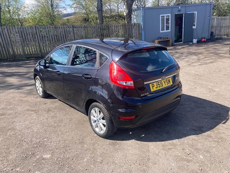 Used Ford Fiesta Zetec 2009 Black Hatchback