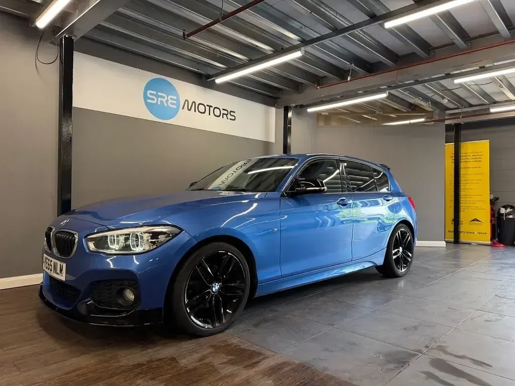 Usado BMW 120 M Sport 177 CV (130 kW) 2015 Azul Utilitario