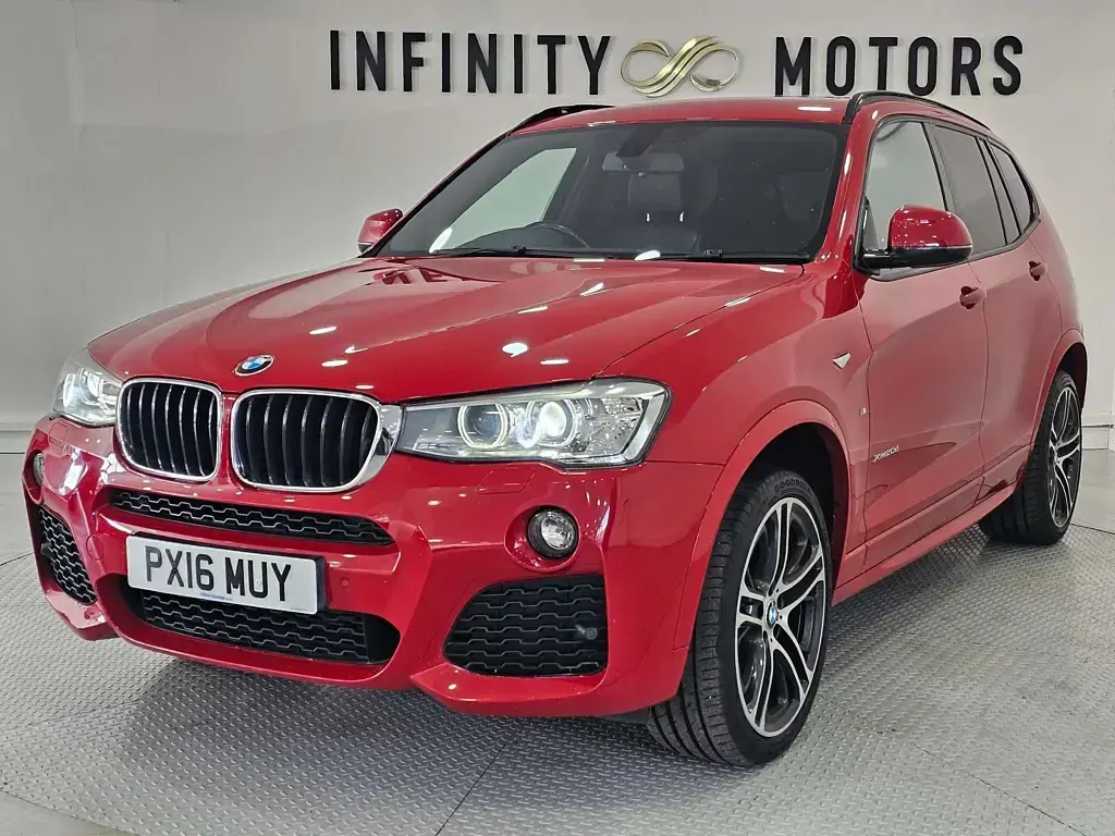 Used BMW X3 M Sport 187 HP (137 kW) 2016 Red SUV