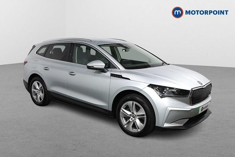 Silver Used 2024 Skoda Enyaq iV SUV | £26,149 (Fair price) - Image 1/4