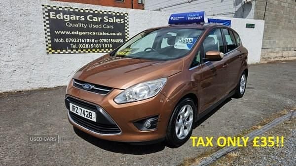 Used Ford C-MAX Zetec 115 HP (84 kW) 2015 Brown MPV