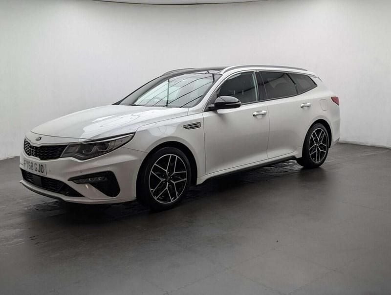 Used Kia Optima GT-Line S 136 HP (100 kW) 2018 White Estate