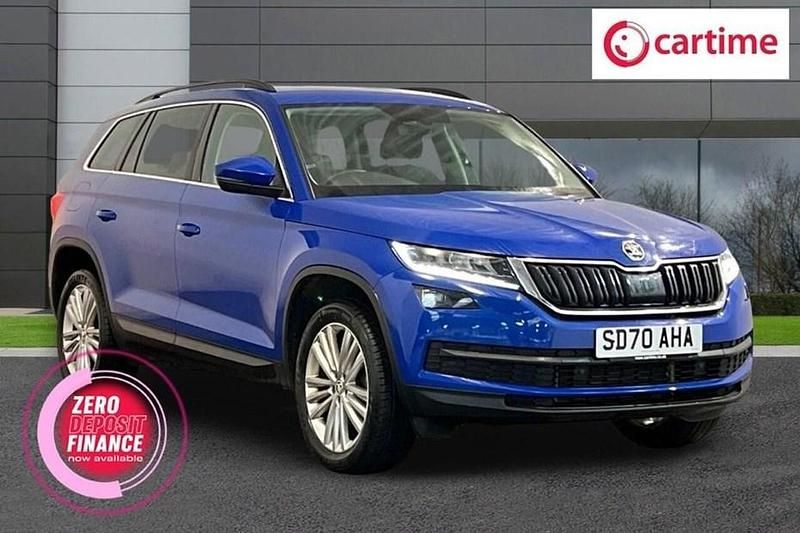 Used Skoda Kodiaq SE L 150 HP (110 kW) 2020 Blue SUV