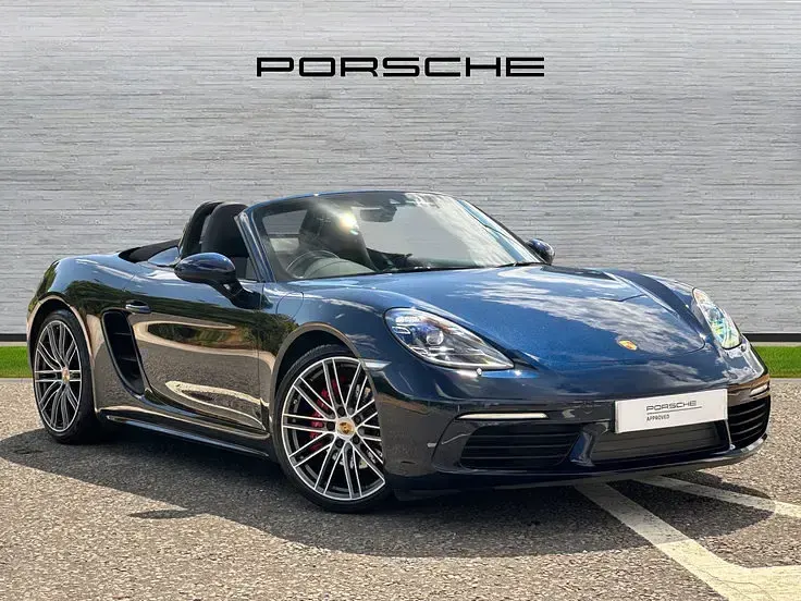 Used Porsche 718 345 HP (253 kW) 2017 Blue Cabriolet