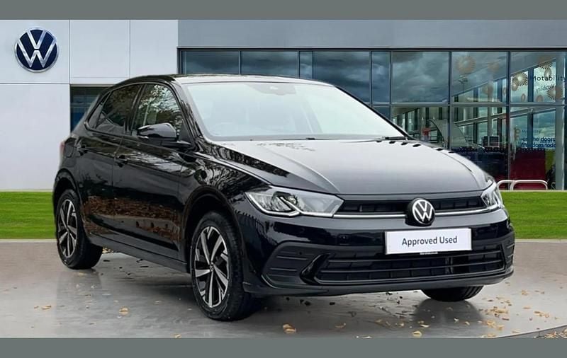 Deep black pearl Used 2025 VW Polo Match Hatchback | £21,022 (Fair price) - Image 1/4