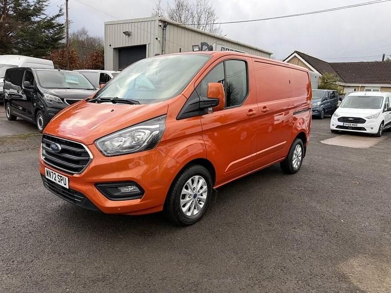 Used Ford Transit Custom Limited 130 HP (95 kW) 2022 Orange Van