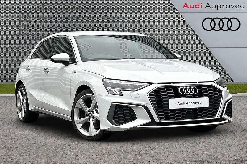 White Used 2020 Audi A3 S-Line Hatchback | £16,693 (A bit pricey) - Image 1/4