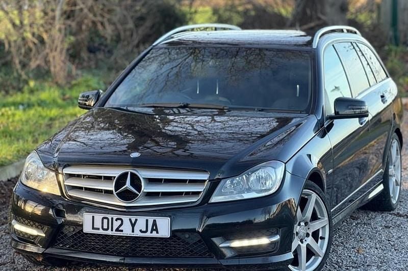 Black Used 2012 Mercedes C220 Estate | £3,495 (Fair price) - Image 1/1