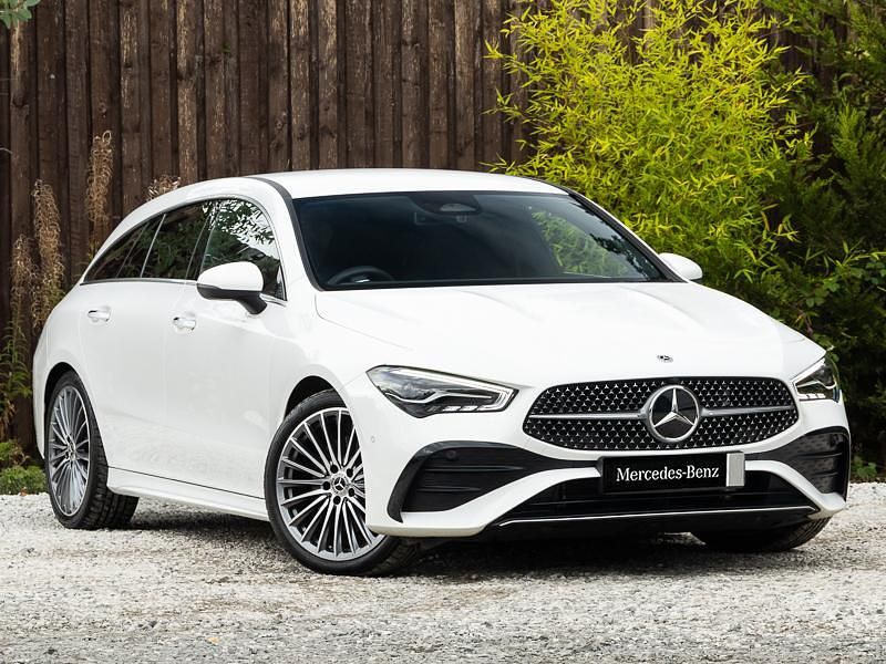 White Used 2024 Mercedes CLA220 AMG Line Premium Sedan | £30,998 (A bit pricey) - Image 1/4