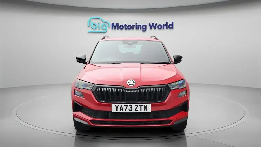 Used Skoda Karoq SportLine 150 HP (110 kW) 2023 Red SUV