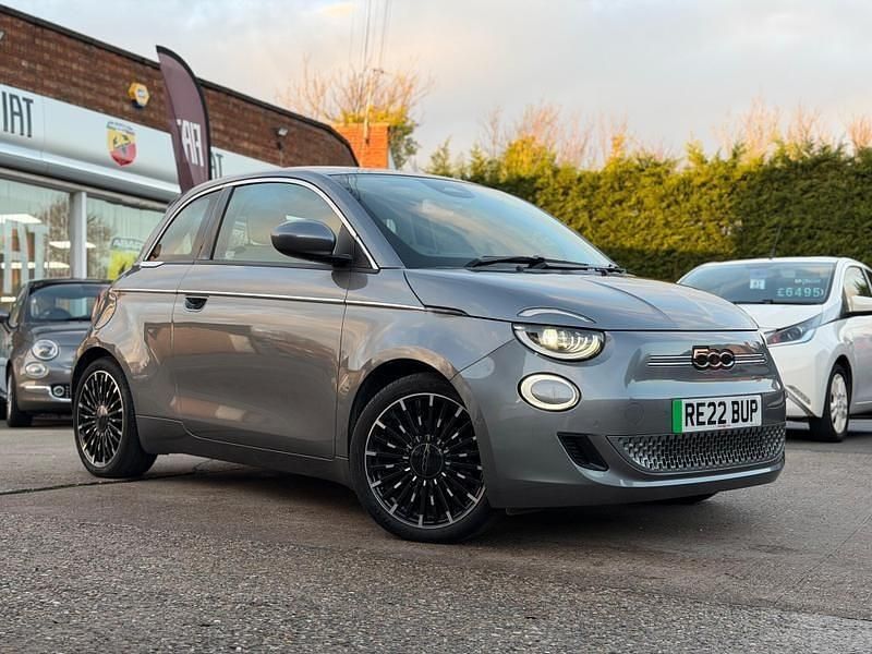 Used Fiat 500e La Prima 86 kW (118 HP) 2022 Grey Hatchback