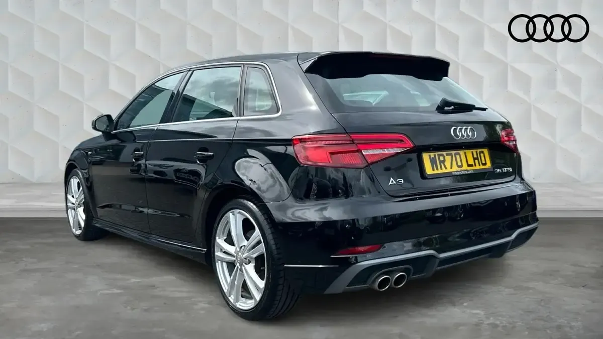 Used Audi A3 Sportback S-Line 150 HP (110 kW) 2020 Brilliant black Hatchback