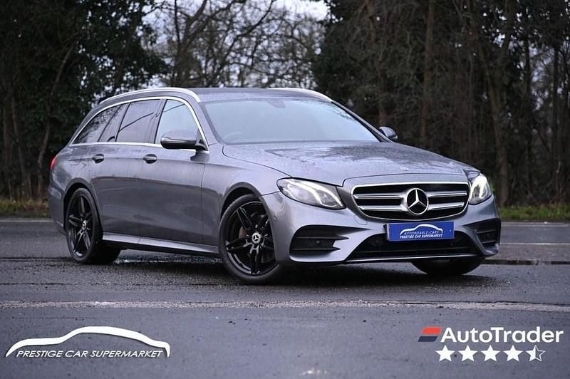 Used Mercedes E220 AMG line 194 HP (142 kW) 2018 Grey Estate