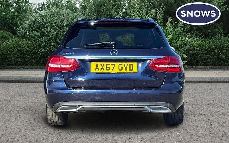 Used Mercedes C200 Premium 184 HP (135 kW) 2017 Blue Estate