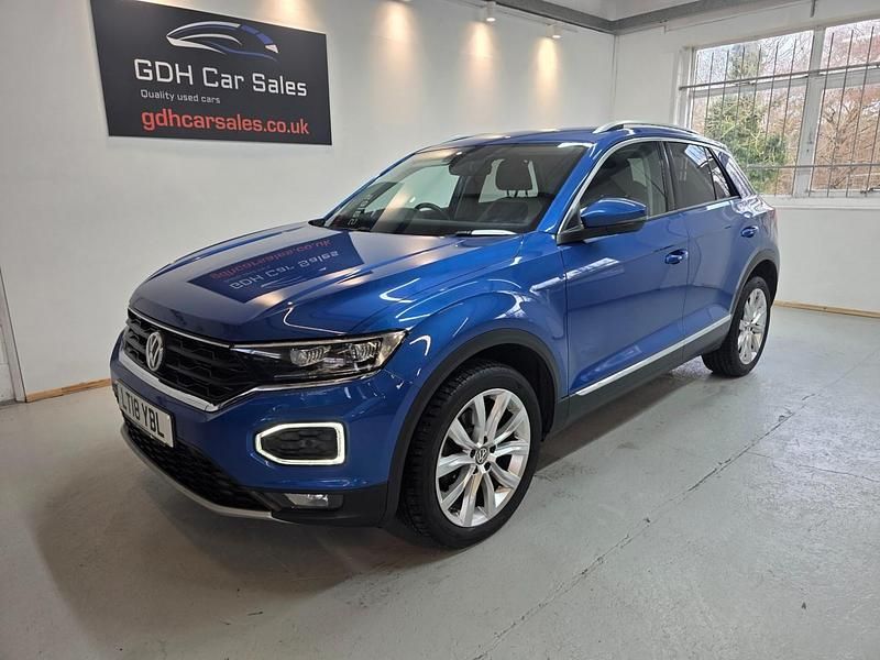 Used VW T-Roc SEL 150 HP (110 kW) 2018 Blue SUV