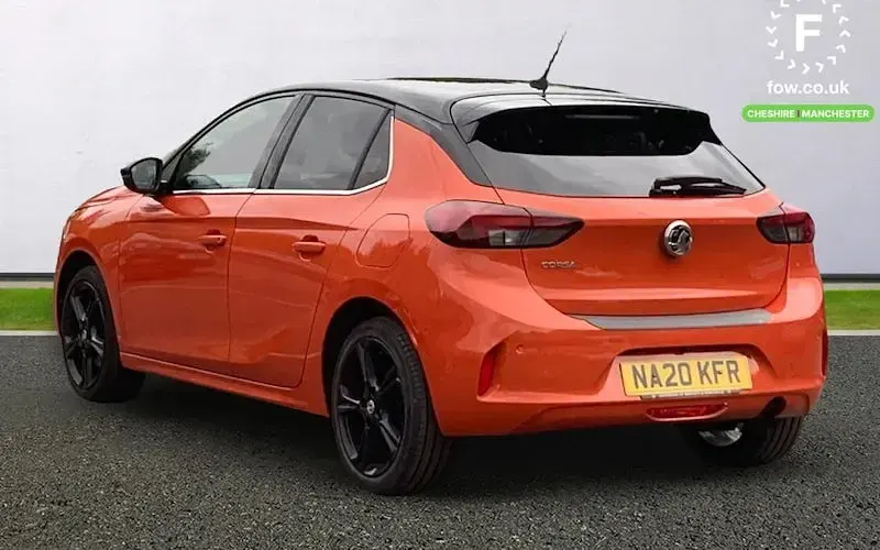 Second-hand Vauxhall Corsa Elite 101 CP (74 kW) 2020 Portocaliu Hatchback
