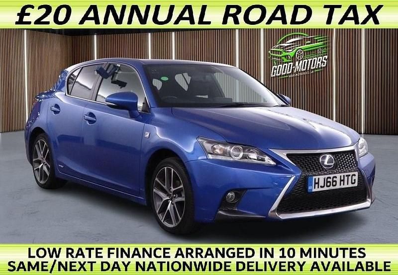 Blue Used 2016 Lexus CT200h Sport Line Hatchback | £13,777 (Fair price) - Image 1/2