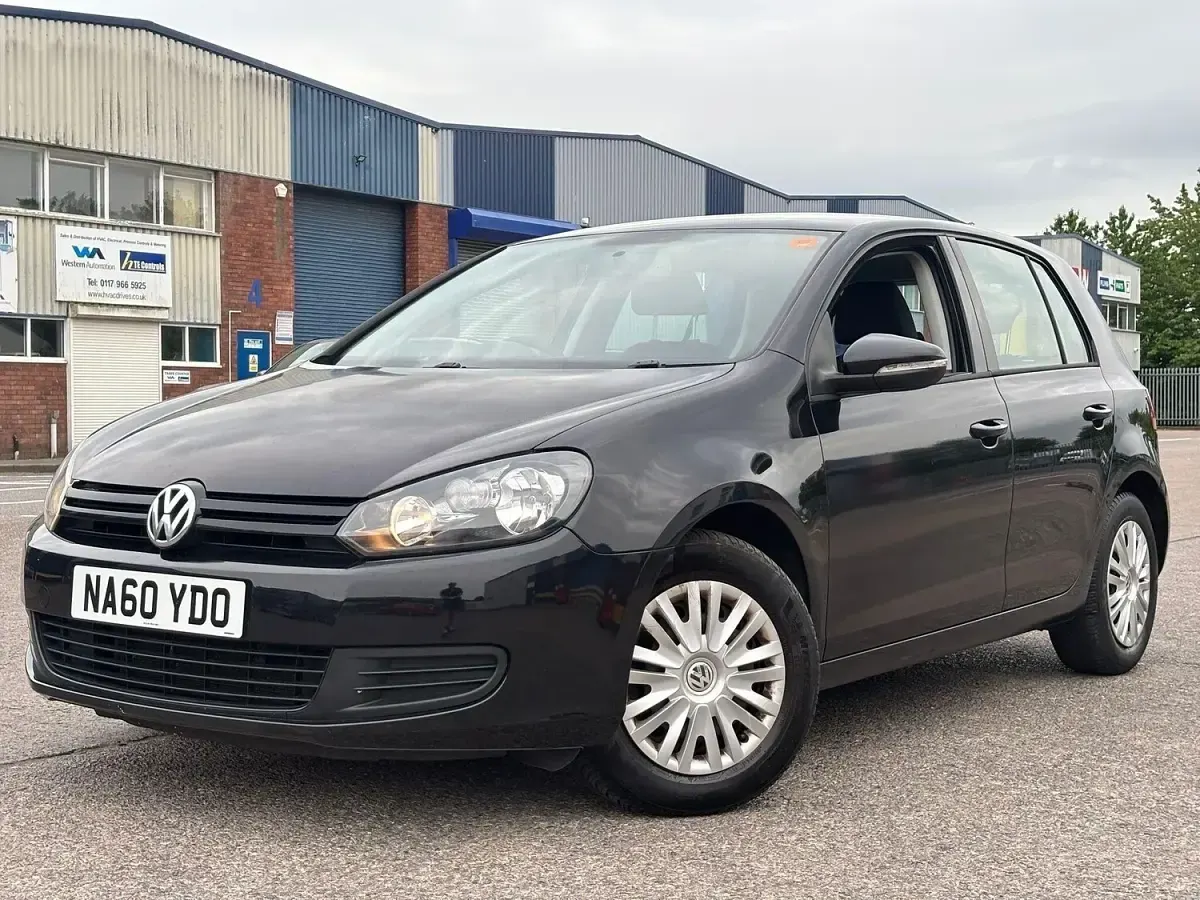 Used VW Golf VI S 105 HP (77 kW) 2010 Black Hatchback