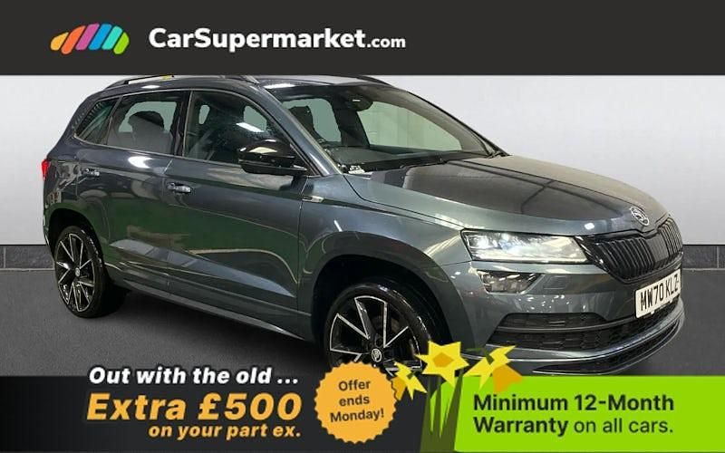 Used Skoda Karoq SportLine 150 HP (110 kW) 2020 Grey SUV