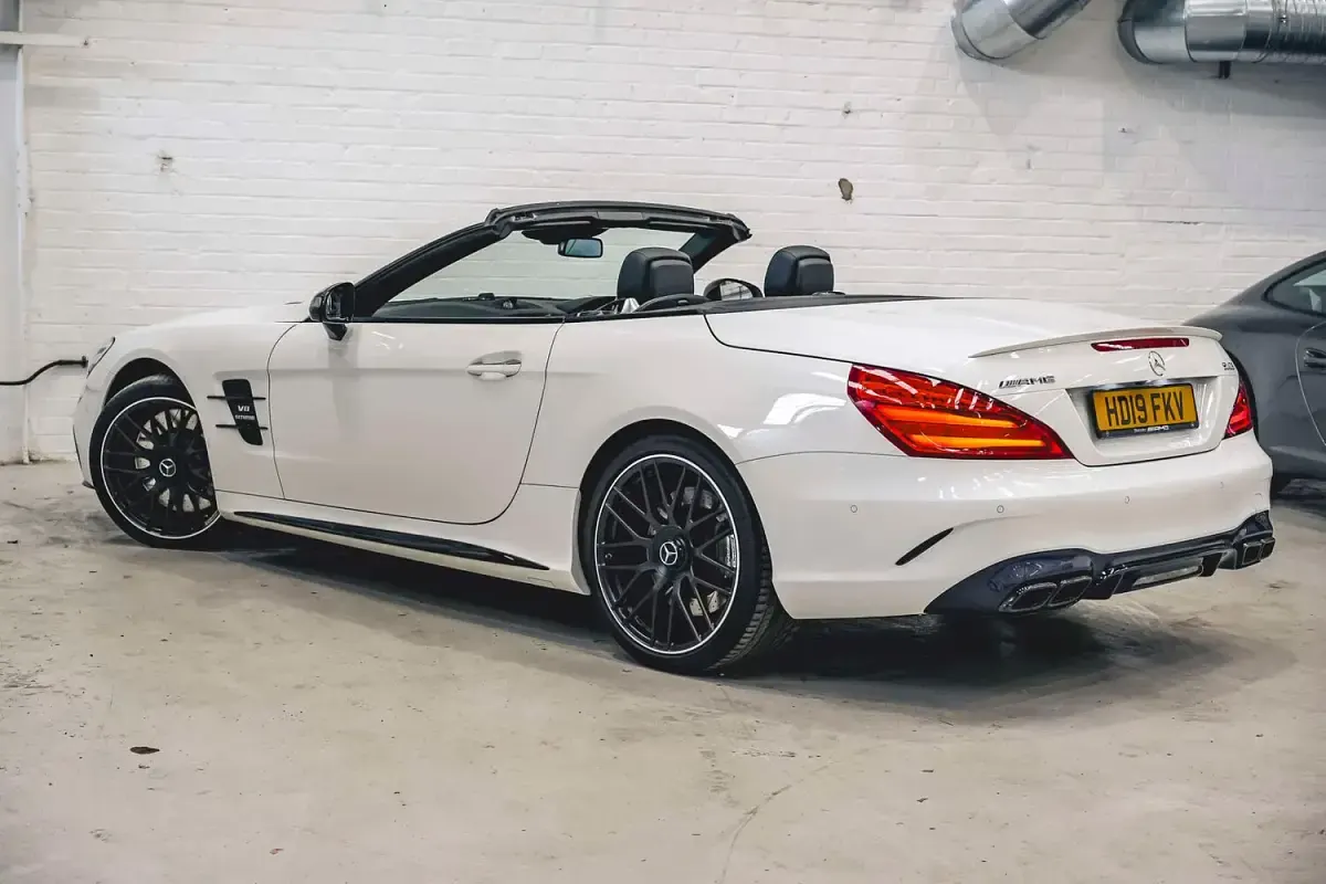 Used Mercedes SL63 AMG AMG 2019 White Cabriolet
