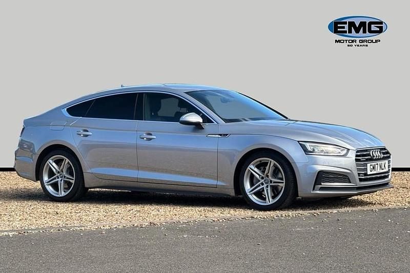 Used Audi A5 Sportback S-Line 190 HP (139 kW) 2017 Silver Hatchback