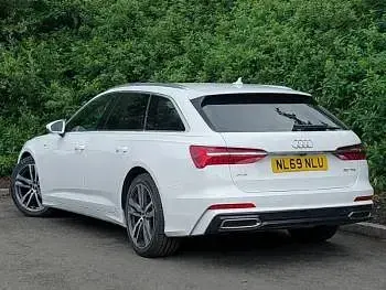 Used Audi A6 S-Line 204 HP (150 kW) 2019 White Estate