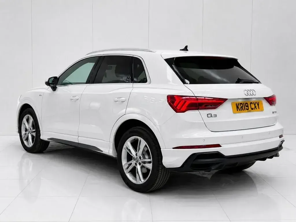 Begagnad Audi Q3 S-Line 150 HK (110 kW) 2019 Vit SUV