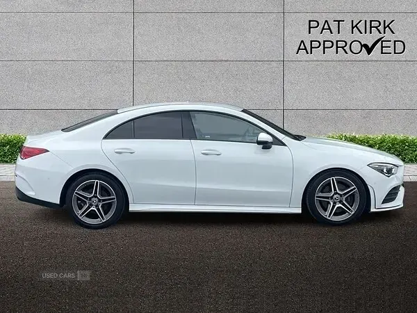 Used Mercedes CLA220 AMG Line Premium 190 HP (139 kW) 2022 White Coupe
