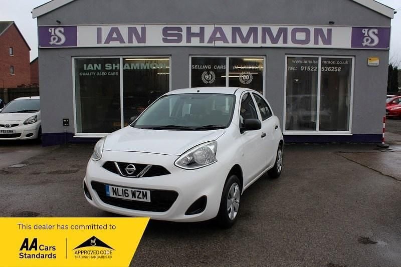 White Used 2016 Nissan Micra Visia Hatchback | £5,495 (Fair price) - Image 1/3