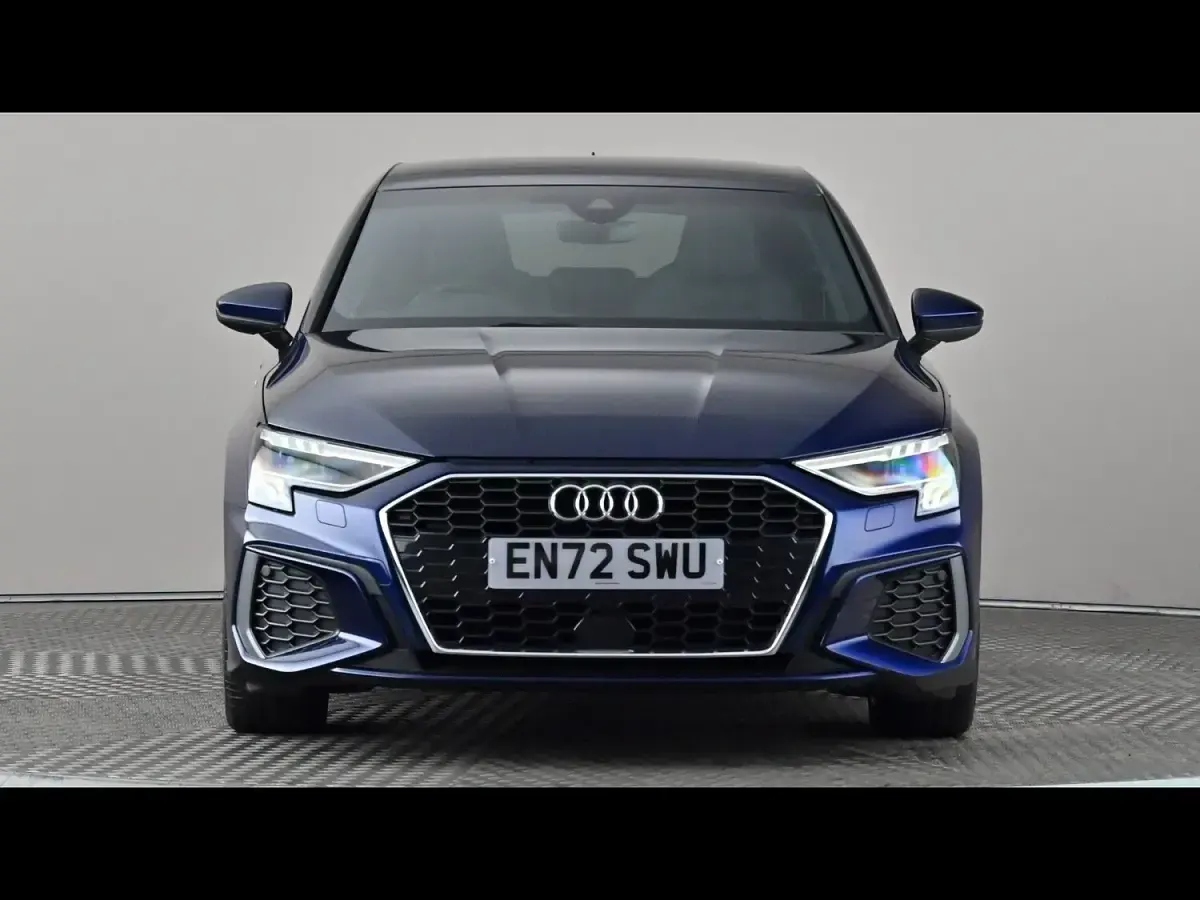 Used Audi A3 S-Line 110 HP (80 kW) 2023 Blue Sedan