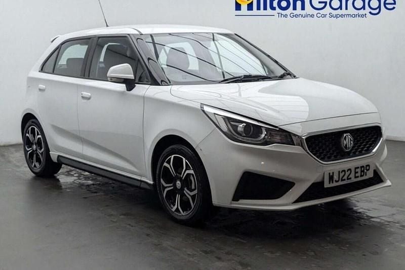 Used MG MG3 Excite 106 HP (77 kW) 2022 White Hatchback