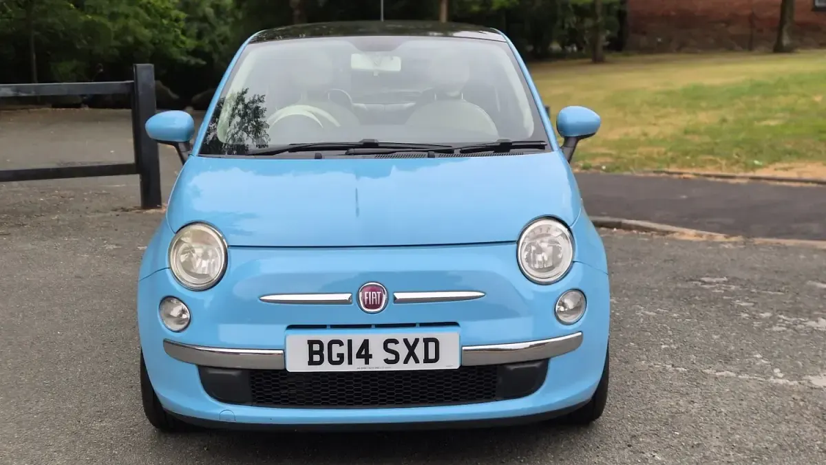 Used Fiat 500 Lounge 2014 Blue Hatchback