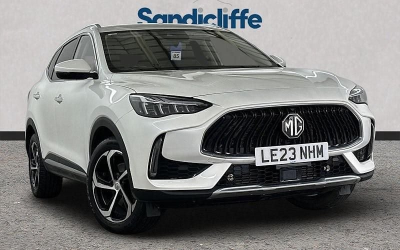 Solid arctic white Used 2023 MG HS Trophy SUV | £16,947 (Fair price) - Image 1/4