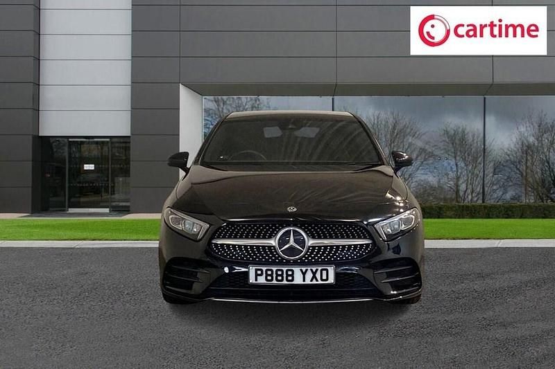 Used Mercedes A200 AMG line 163 HP (119 kW) 2019 Black Hatchback