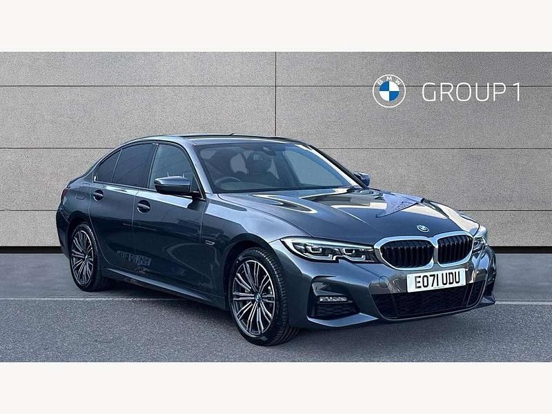 Grey Used 2021 BMW 330e M Sport Sedan | £20,395 (Fair price) - Image 1/4
