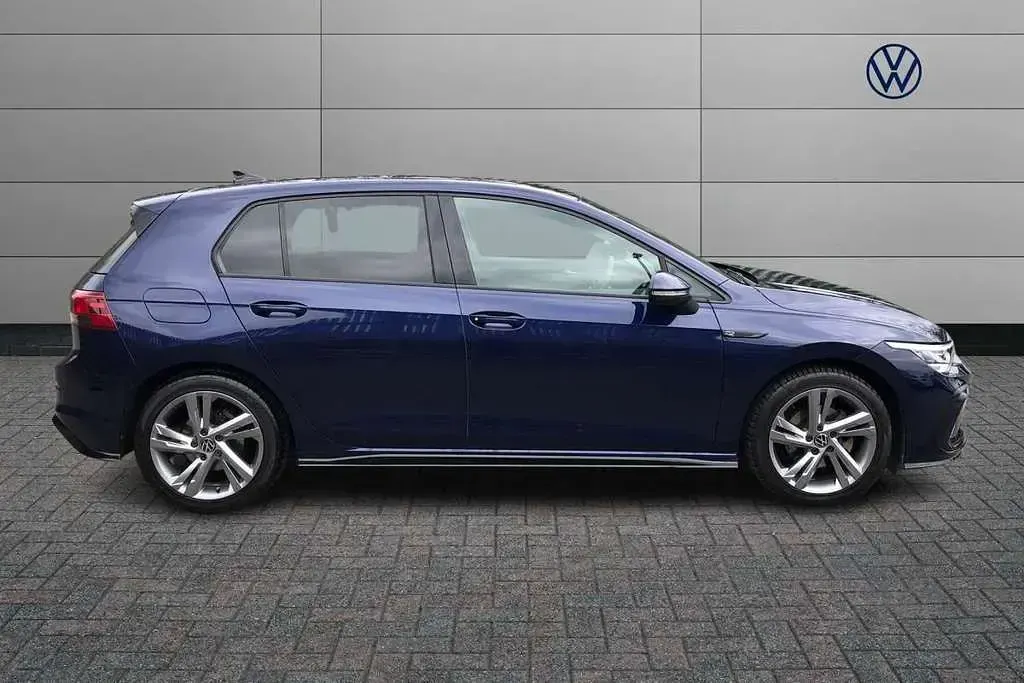 Used VW Golf VII R-line 2021 Blue Hatchback