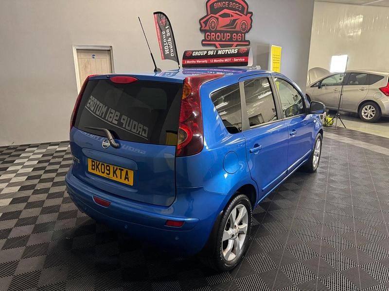 Used Nissan Note Tekna 110 HP (80 kW) 2009 Blue Hatchback