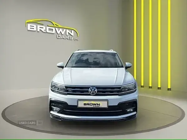 Used VW Tiguan R-line 150 HP (110 kW) 2019 White SUV