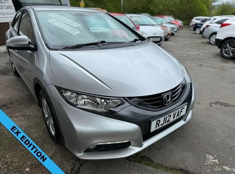 Silver Used 2012 Honda Civic EX Hatchback | £4,395 (Fair price) - Image 1/4